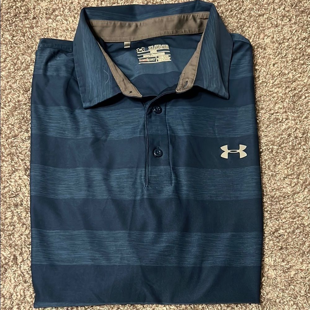 Under Armour Blue Performance Polo Shirt